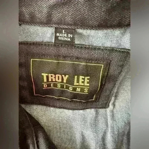 Troy Lee Designs Denim Moto Jacket Size Large - Picture 8 of 10